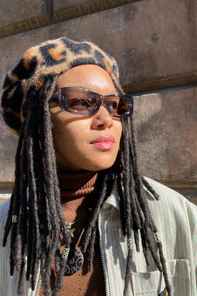A Kjaerbede Frida Grey Transparent Sunglasses