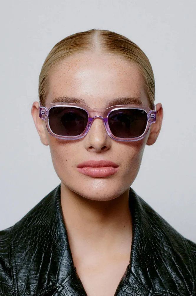 A Kjaerbede Halo Lavender Transparent Sunglasses