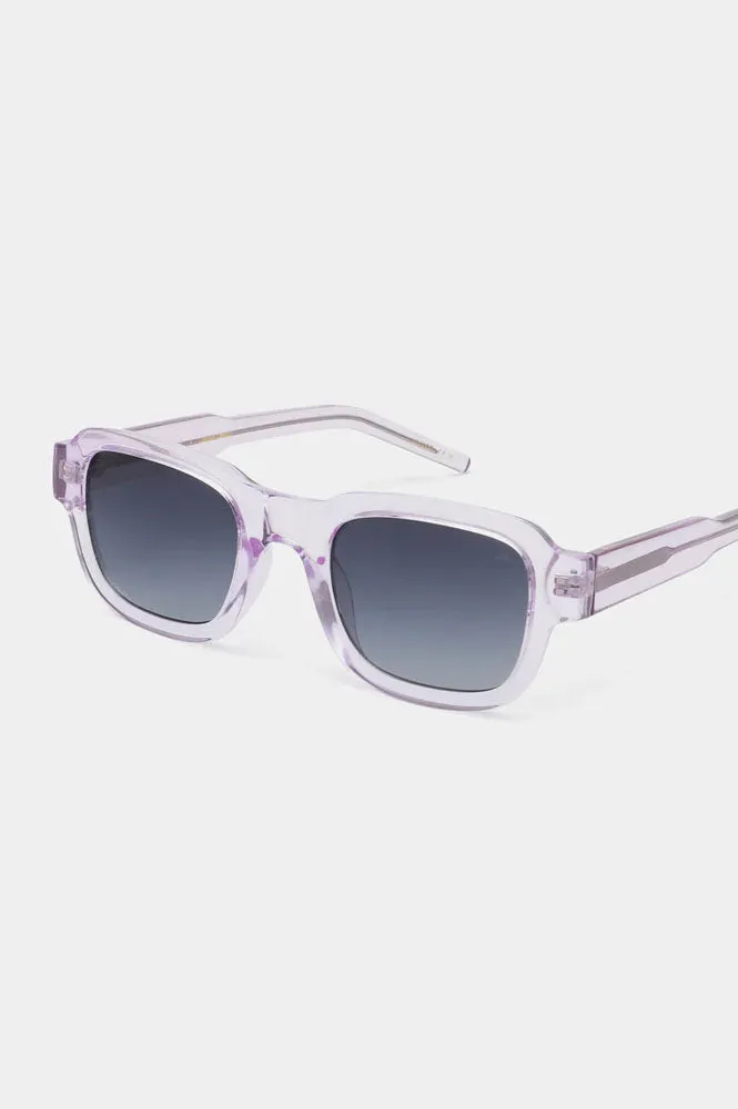 A Kjaerbede Halo Lavender Transparent Sunglasses