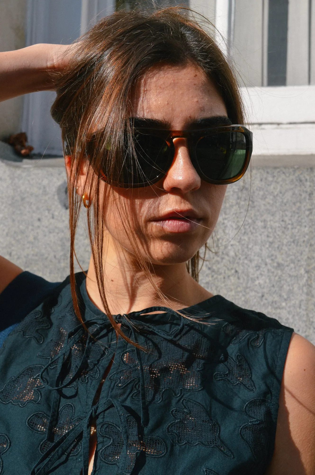 A Kjaerbede Max Smoke Transparent Sunglasses