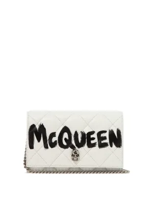 Alexander McQueen Embossed Skull Motif Crossbody Bag