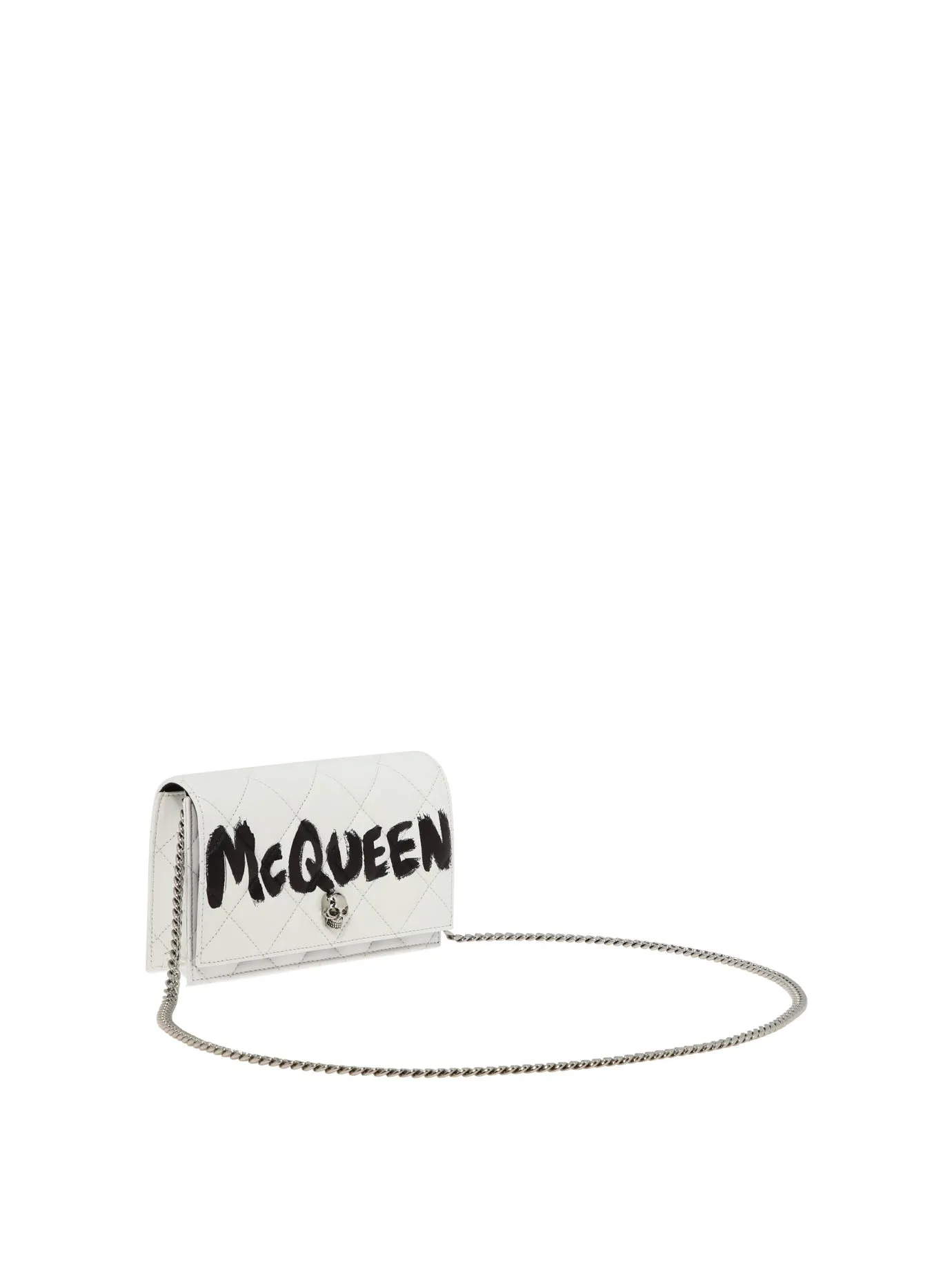 Alexander McQueen Embossed Skull Motif Crossbody Bag