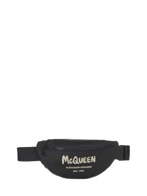Alexander McQueen Logo Printed Belt Bag