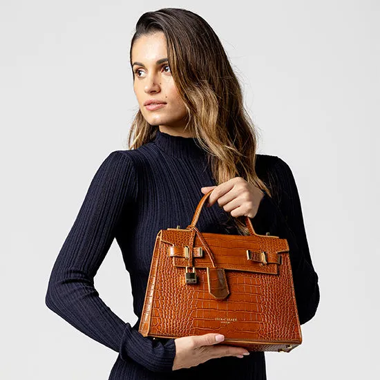 Ava Croco  11" - Camel Brown
