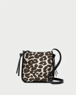 Avalon Leopard/Black Canvas Crossbody