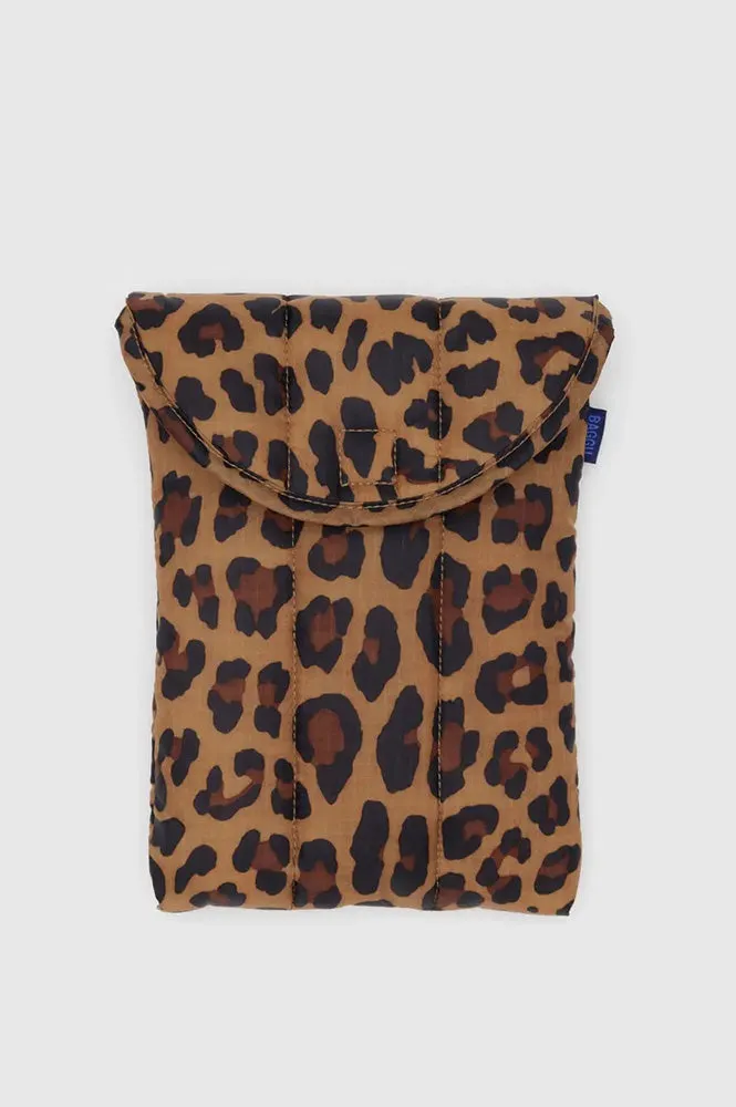 Baggu Puffy Leopard Check 8 Tablet Sleeve