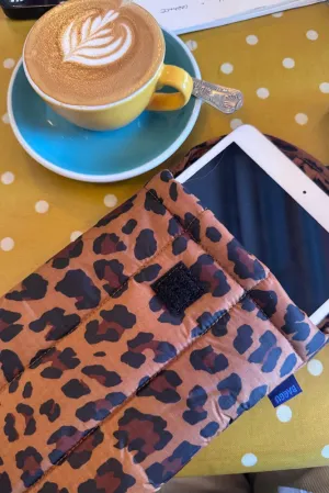 Baggu Puffy Leopard Check 8 Tablet Sleeve