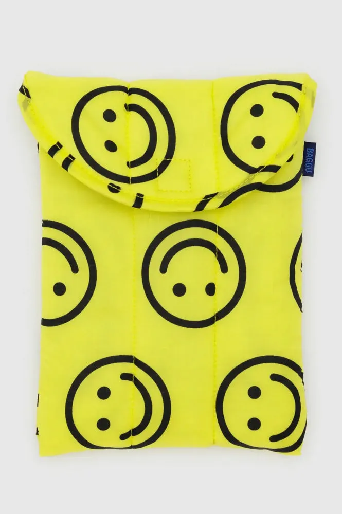 Baggu Smiley Puffy Tablet Sleeve