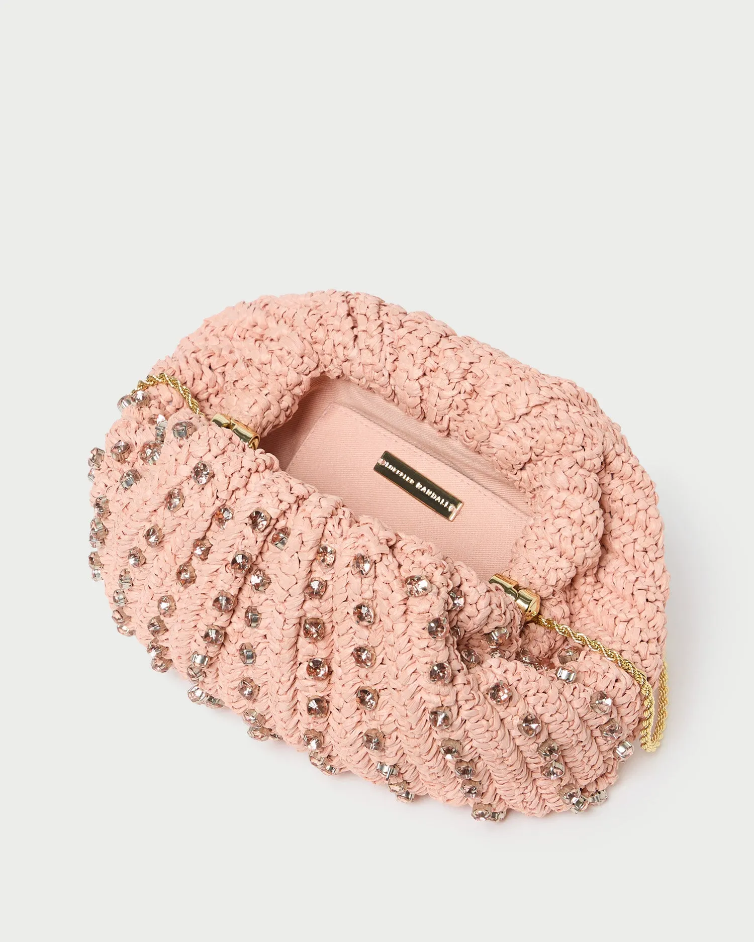 Bailey Blush/Crystal Dome Clutch