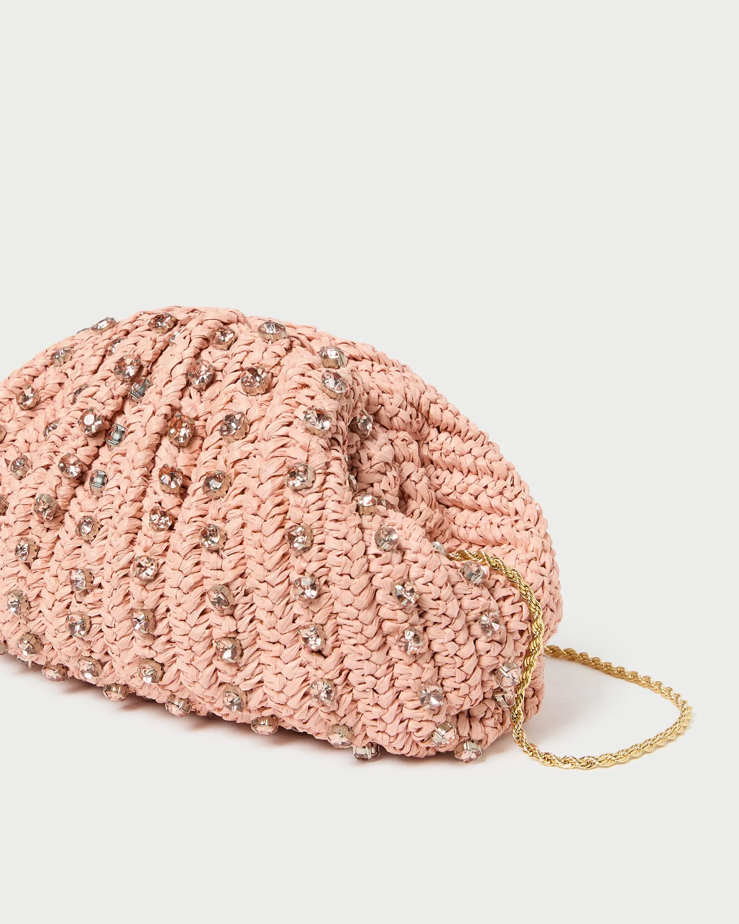 Bailey Blush/Crystal Dome Clutch