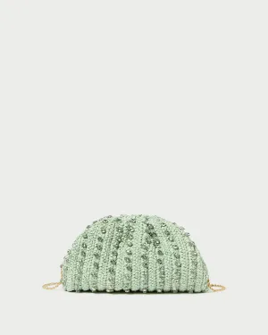 Bailey Mint/Crystal Dome Clutch