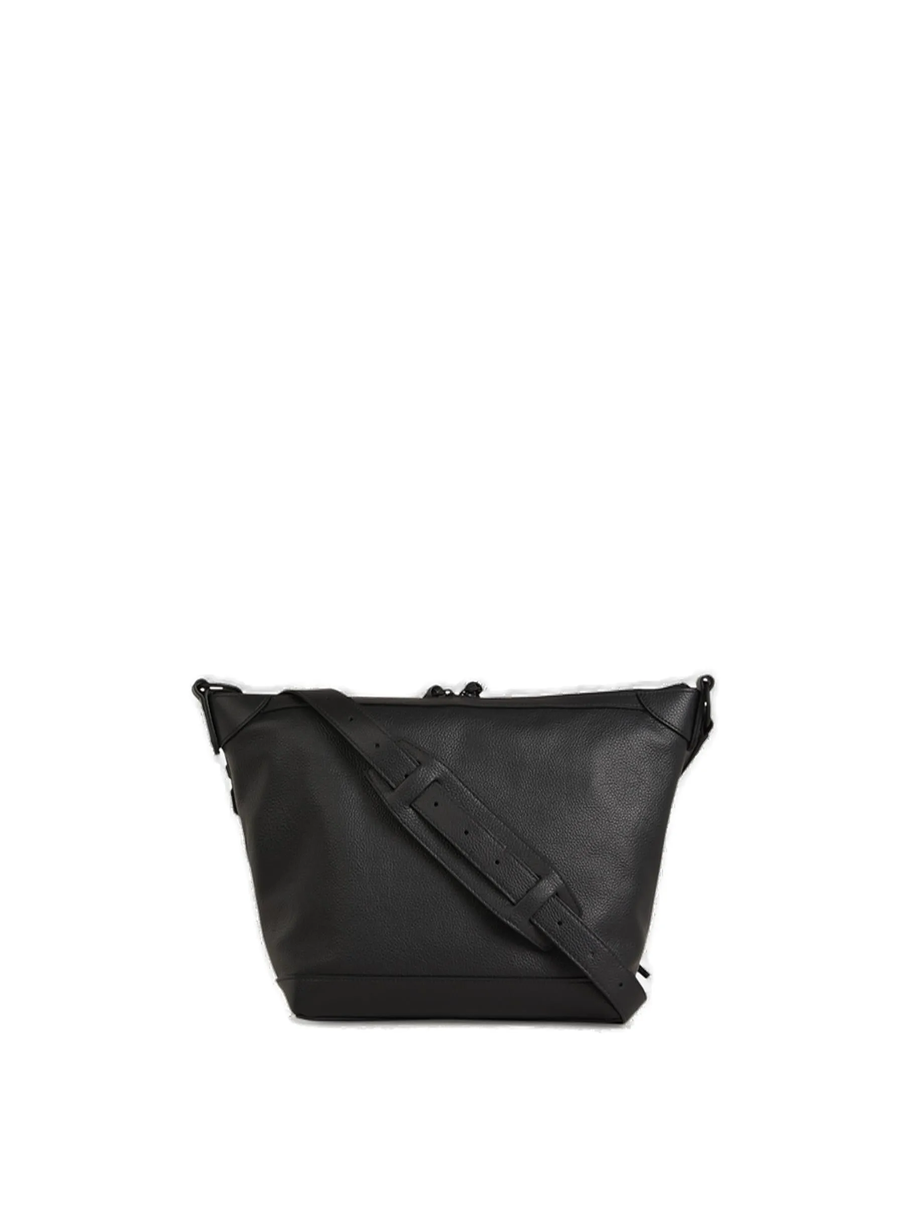 Balenciaga Logo Detailed Zip-Up Hobo Bag