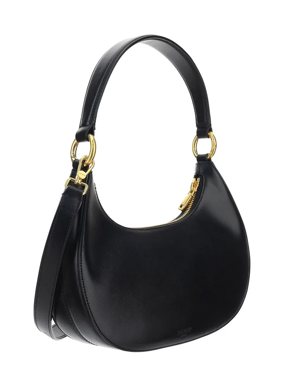 Bally Bleyr Prince Logo Plaque Hobo Bag