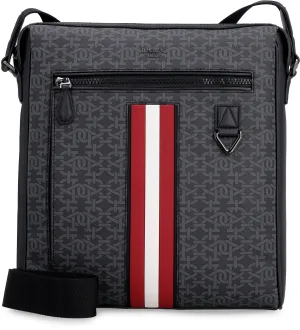 Bally Maco Monogram Stripe-Detailed Messenger Bag