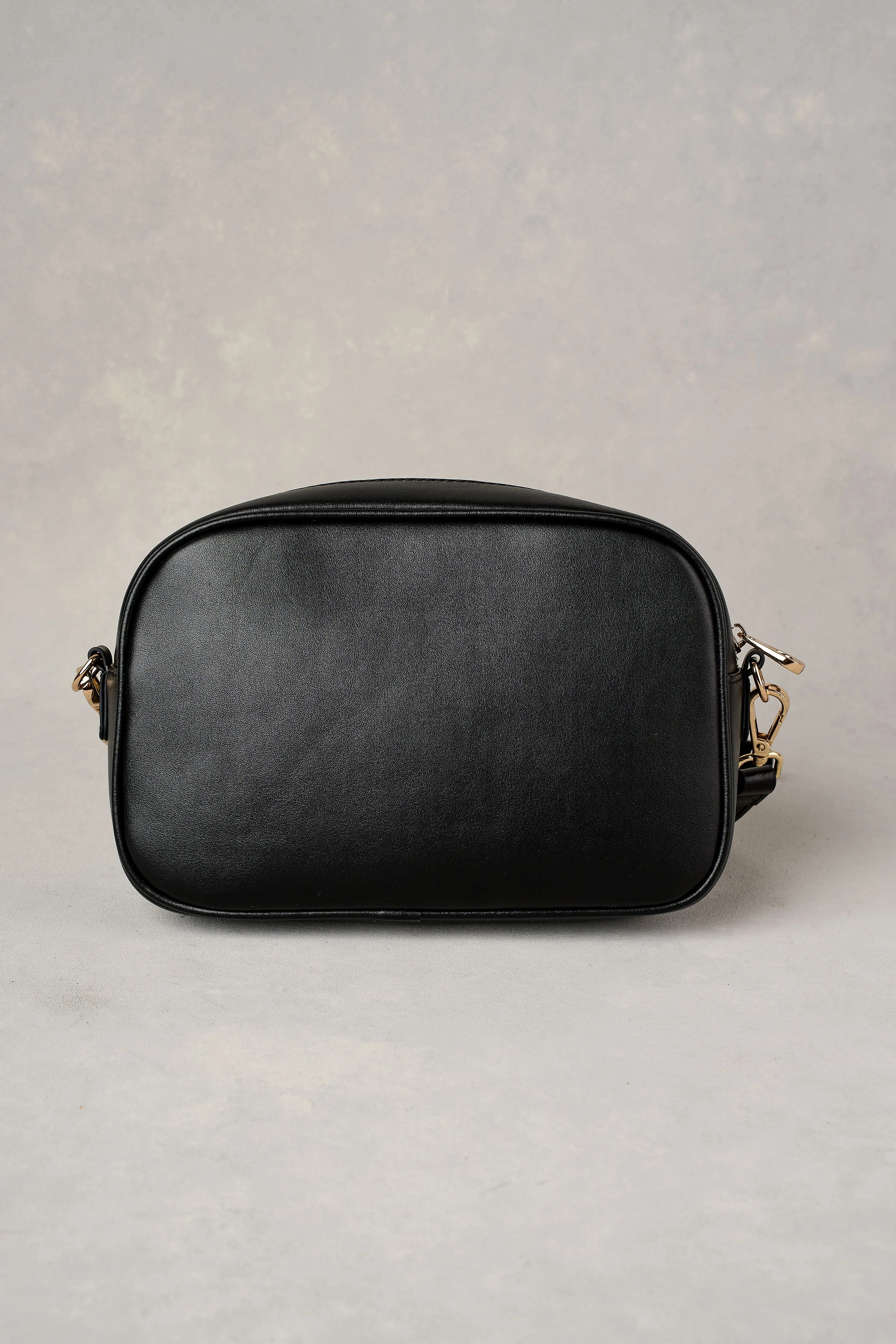 Bee Leather Camera Bag - Black