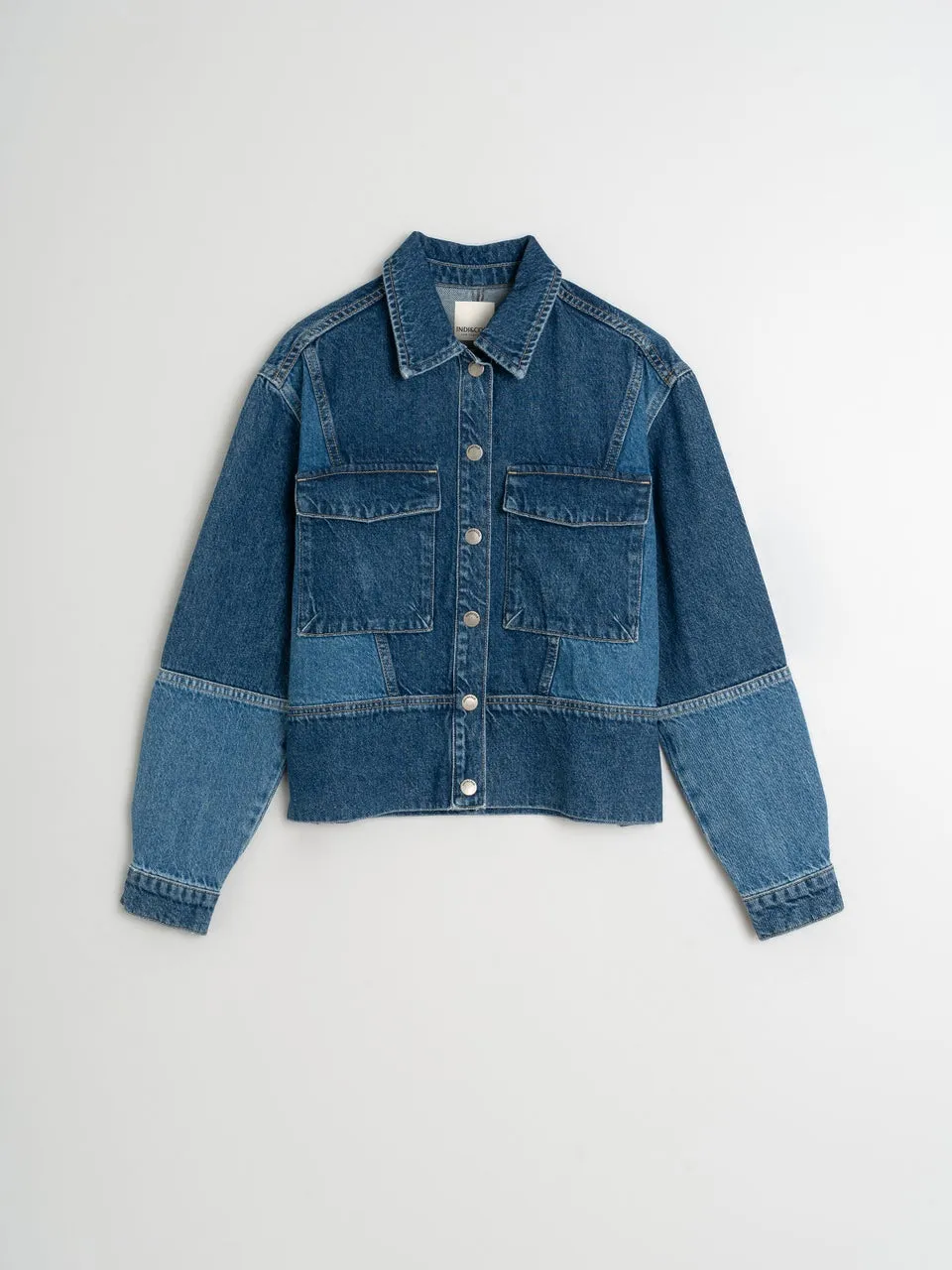 Bicolor Patch Jacket Dd255 Tejano