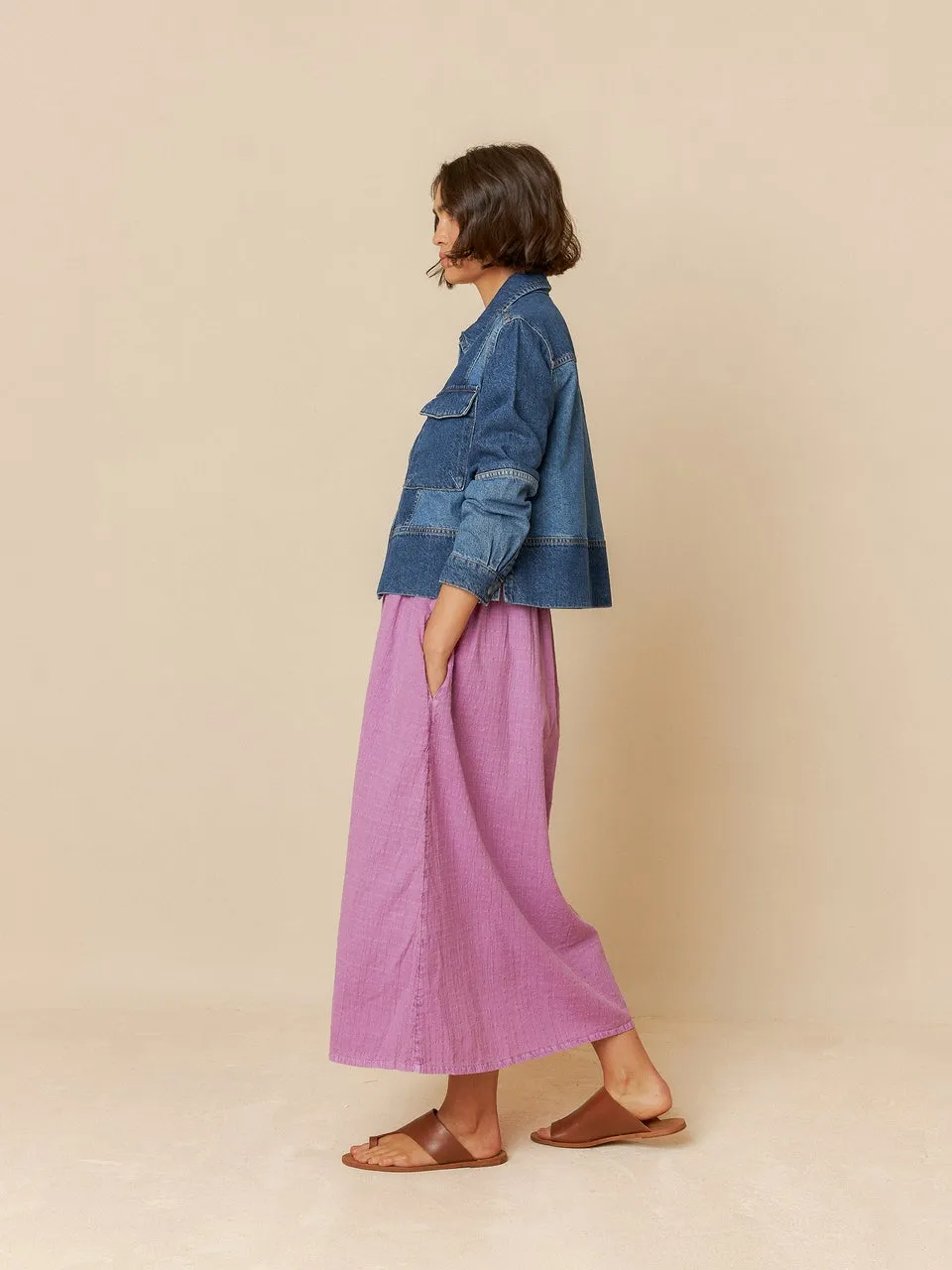 Bicolor Patch Jacket Dd255 Tejano