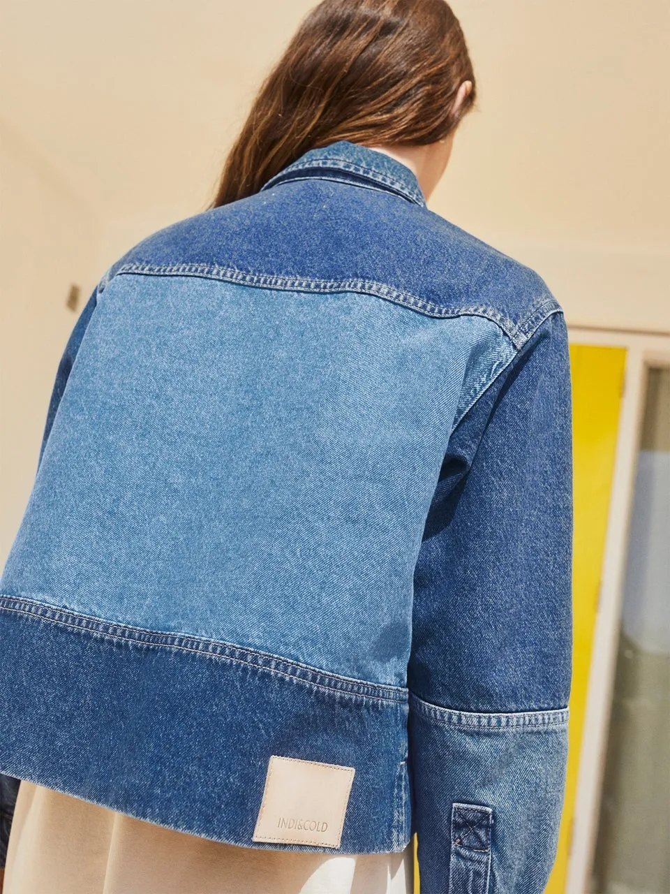 Bicolor Patch Jacket Dd255 Tejano