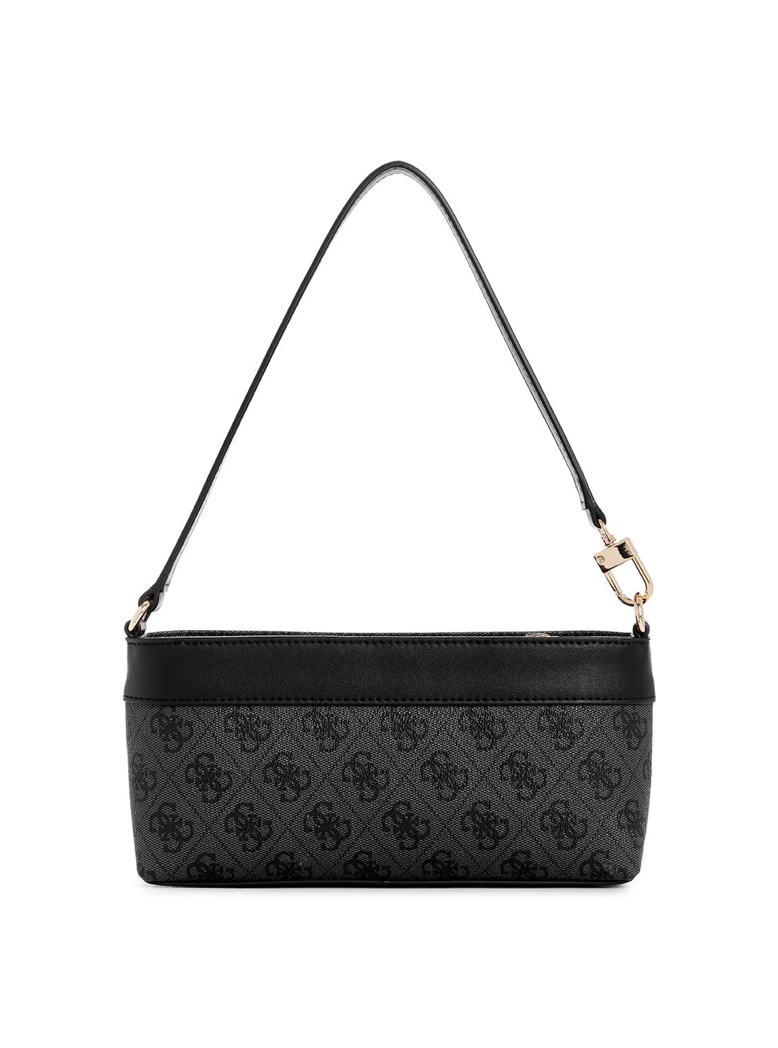 Black Logo Cristiana Mini Shoulder Bag
