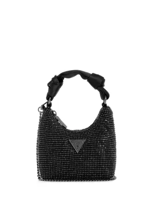 Black Lua Mini Hobo Bag