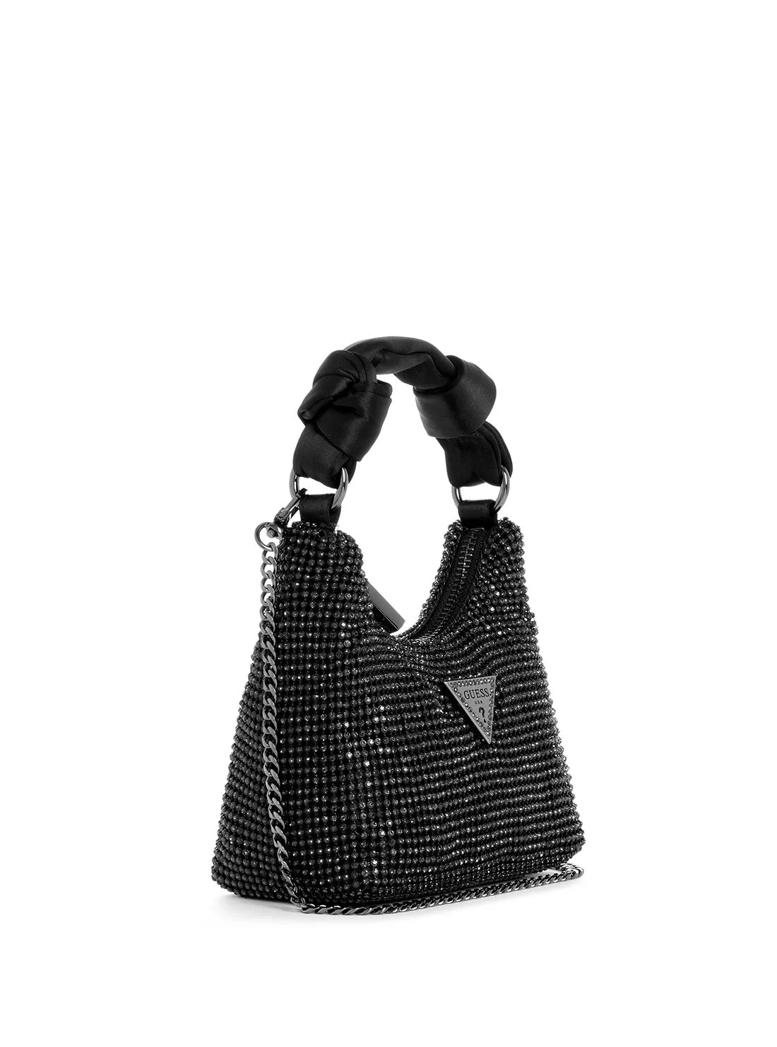 Black Lua Mini Hobo Bag