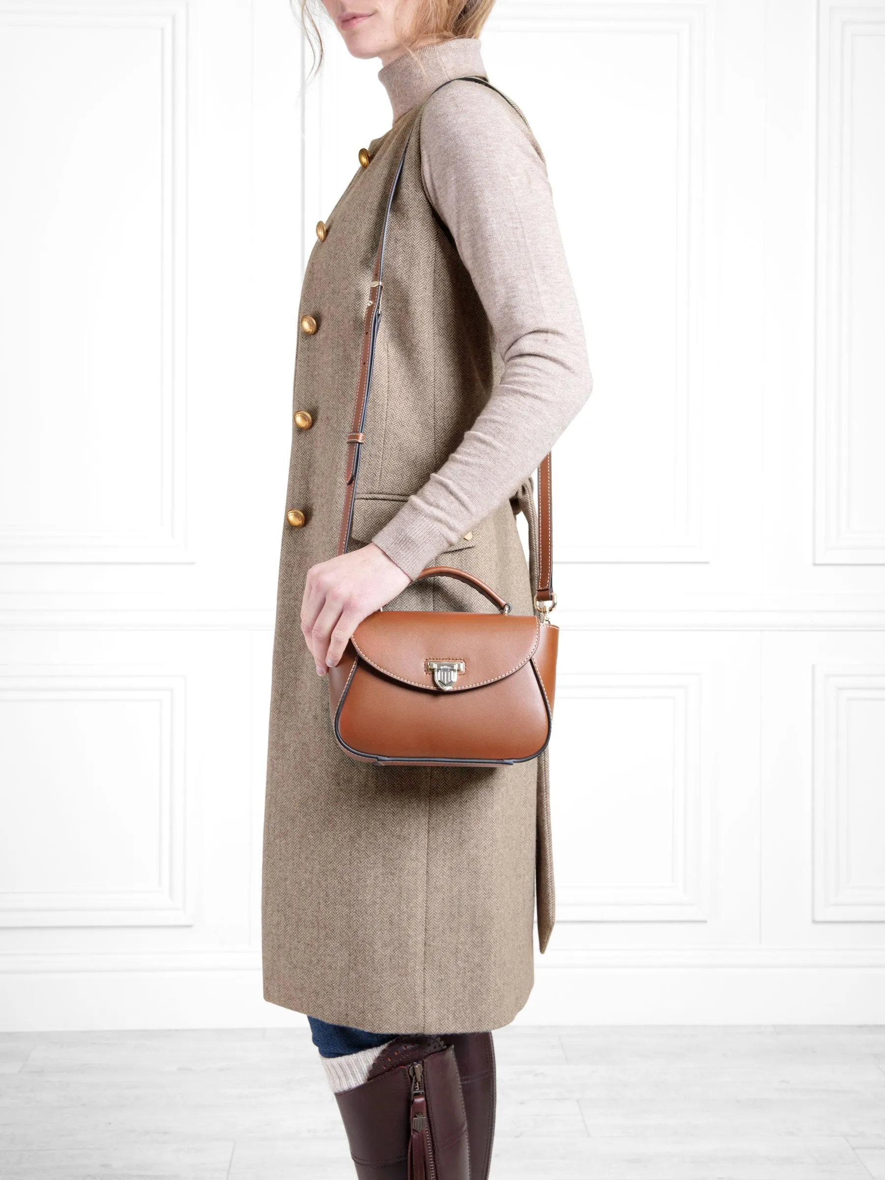 Blenheim Mini Handbag - Tan Leather
