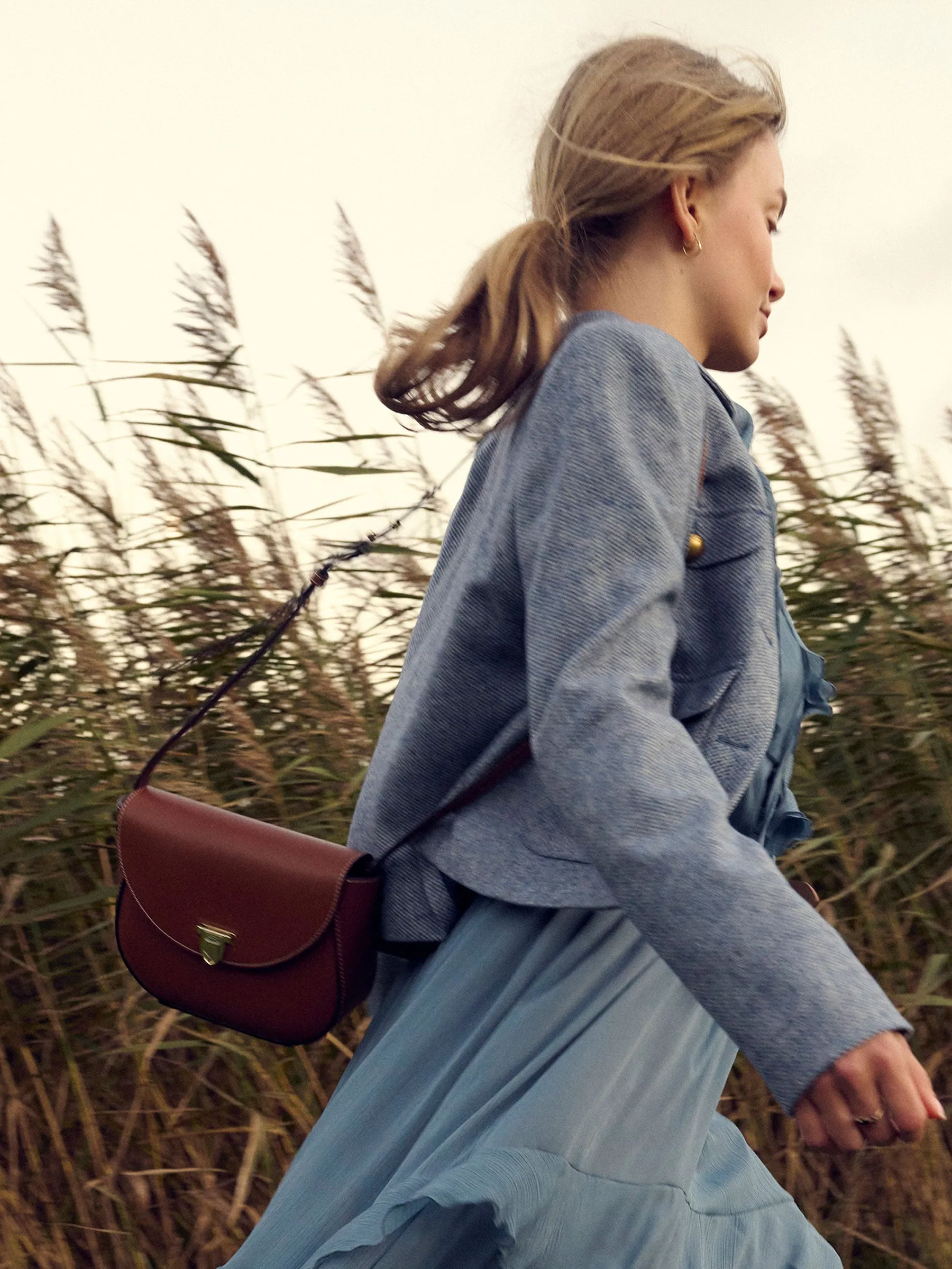 Blenheim Saddle Bag - Tan Leather