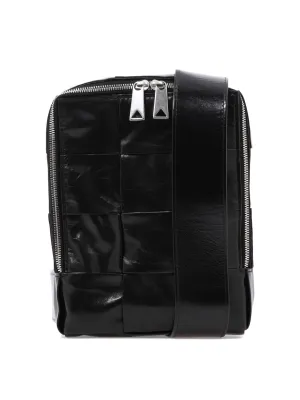 Bottega Veneta Cassette Zipped Messenger Bag