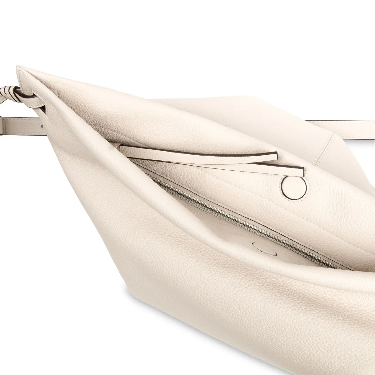 Breezy East-West Leather Tote