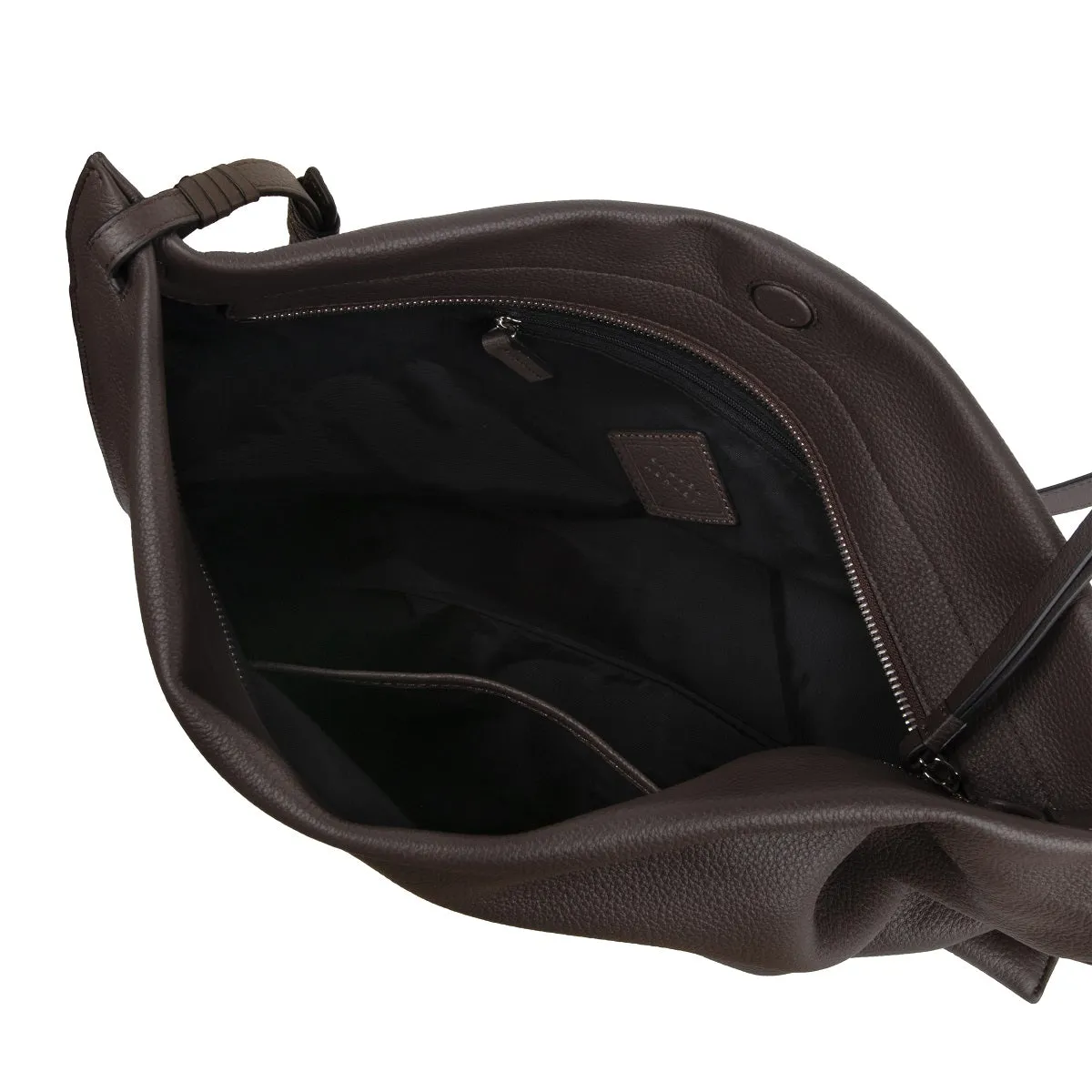 Breezy East-West Leather Tote