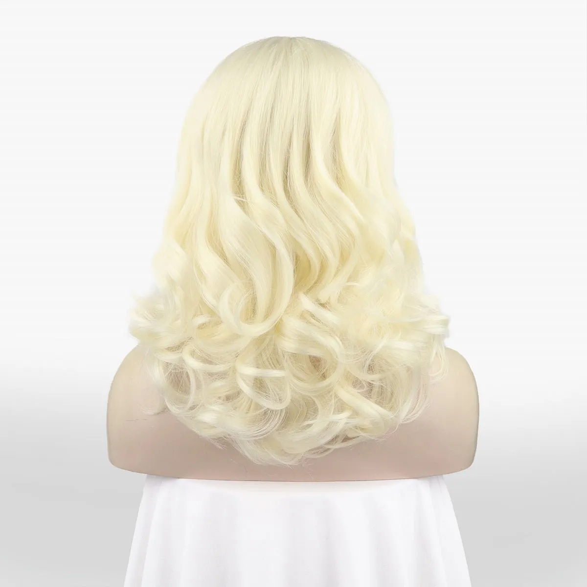 Buttermilk Blonde Shoulder Length Synthetic Lace Front Daily Wigs