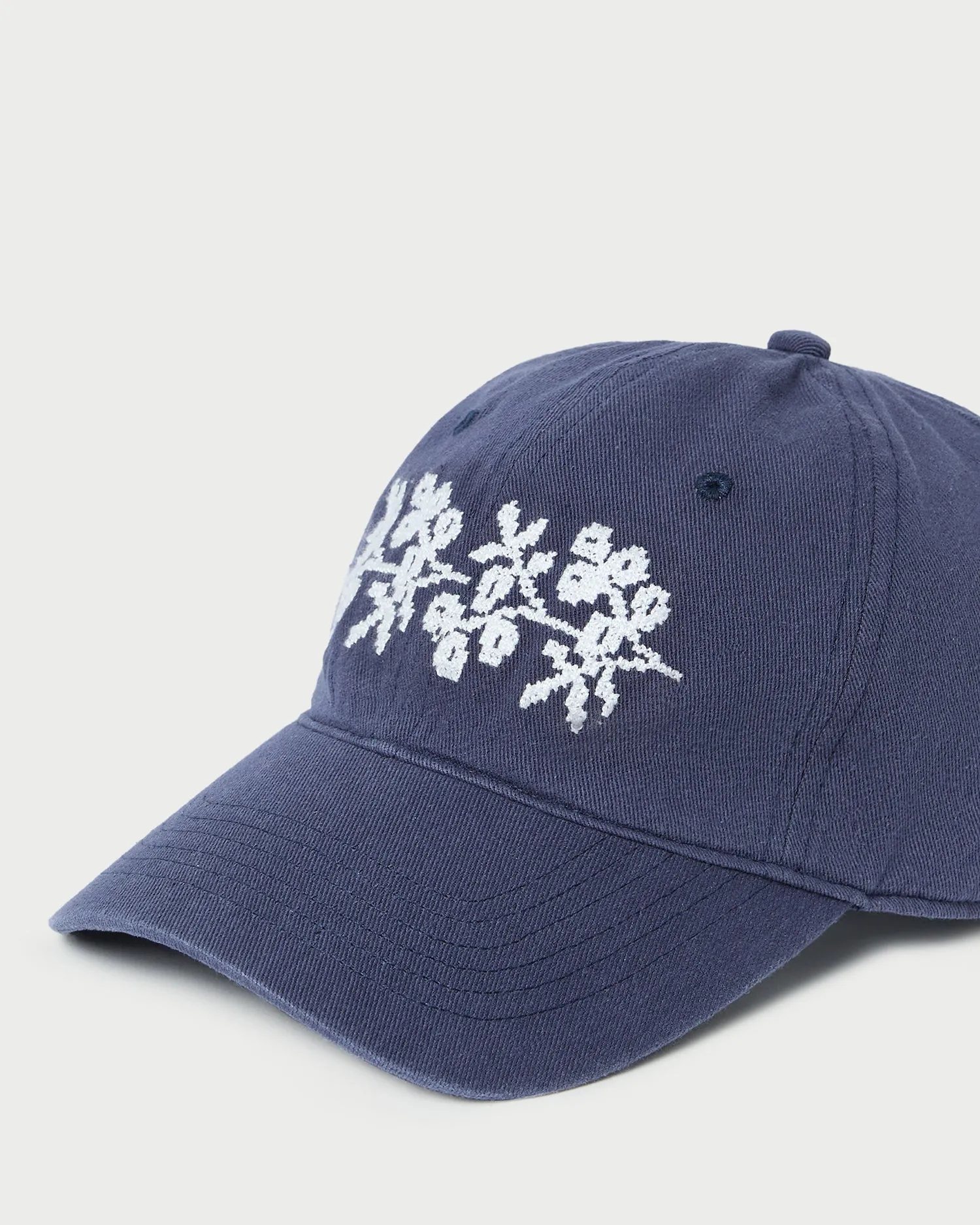 Cairo Navy/Cream Embroidered Cap