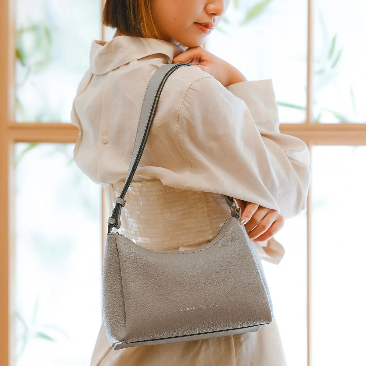 Cameron Leather Shoulder Bag