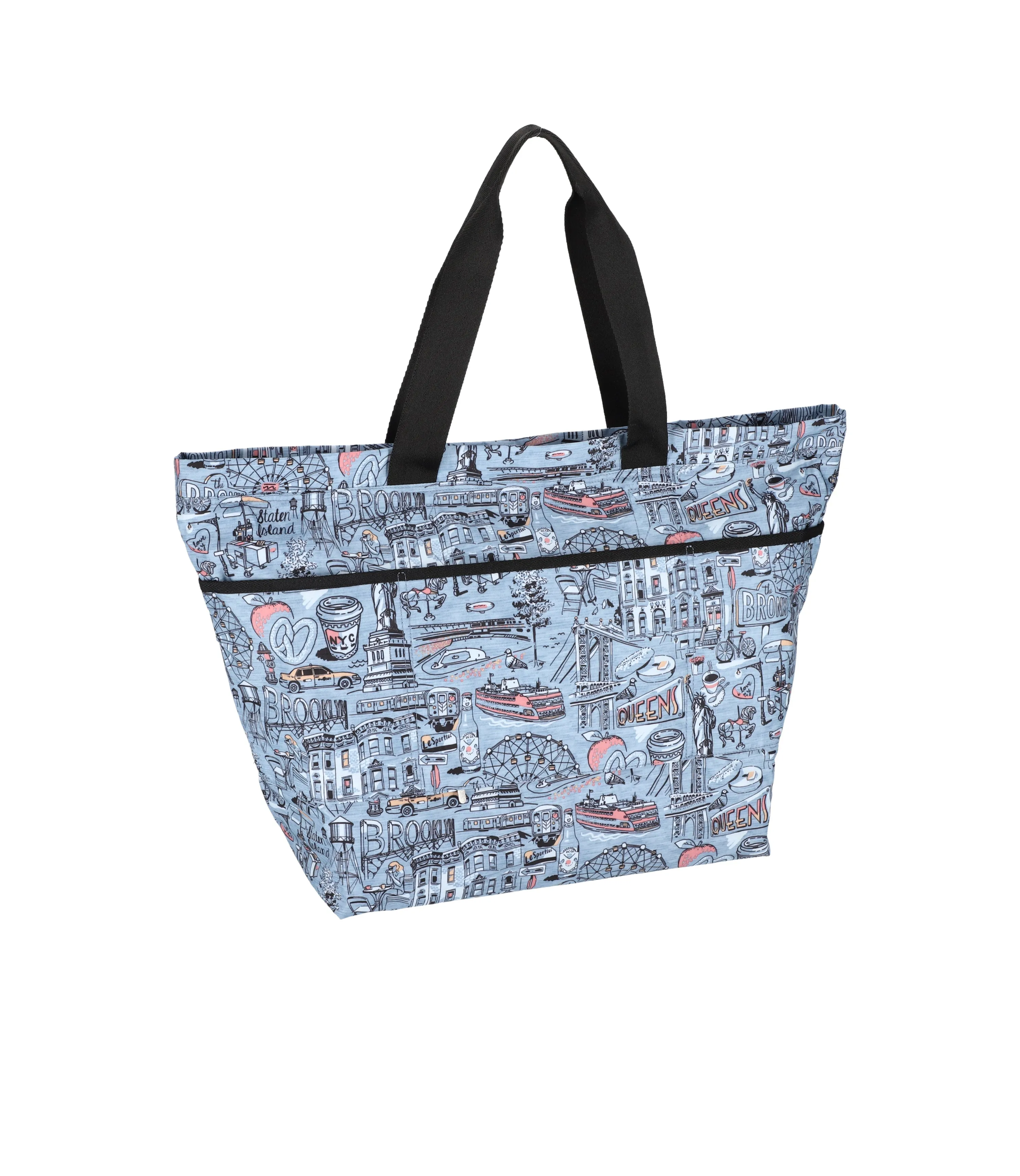 Carlin Zip Top Tote Bag