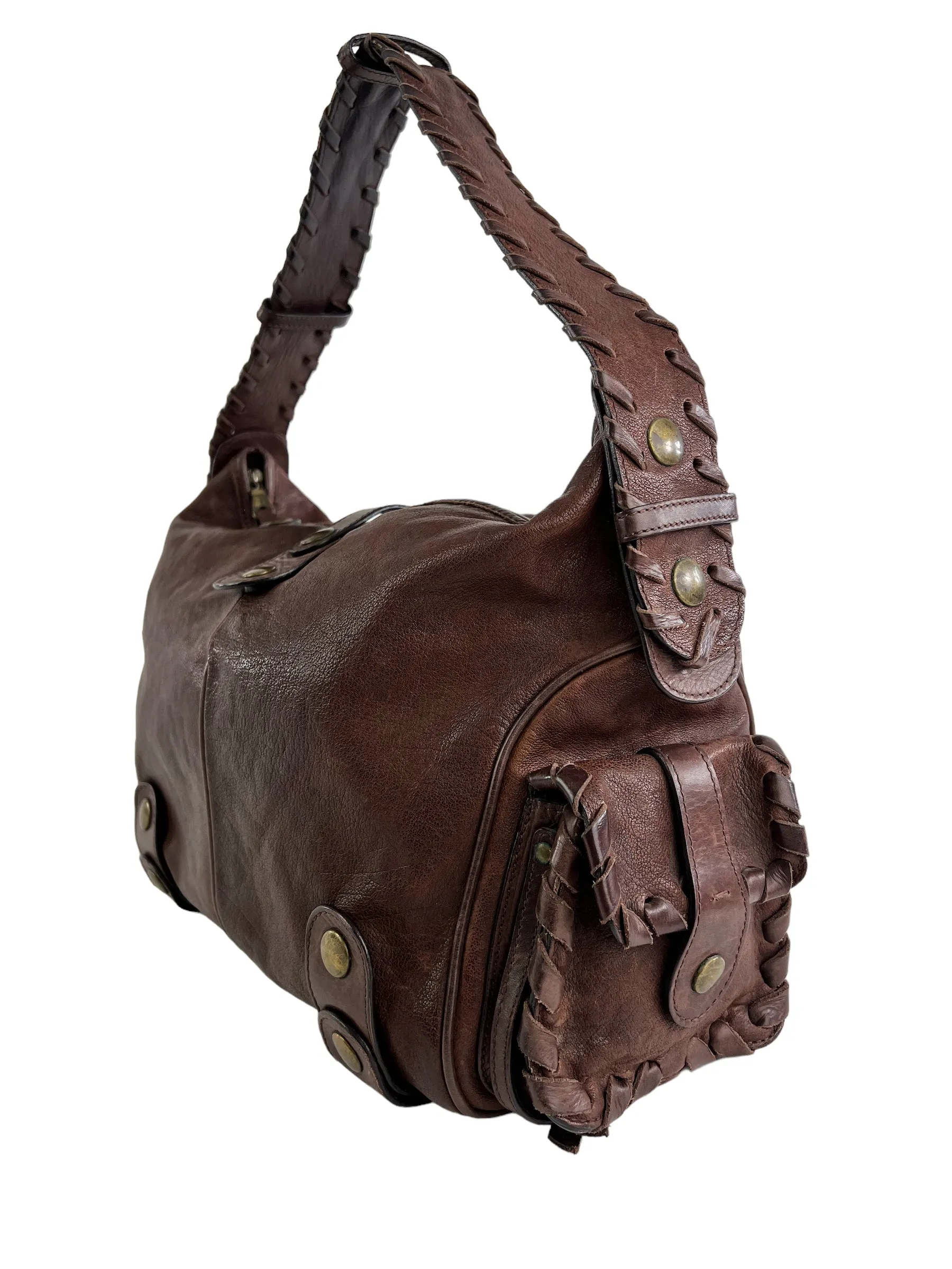 Chloe Brown Leather Hobo