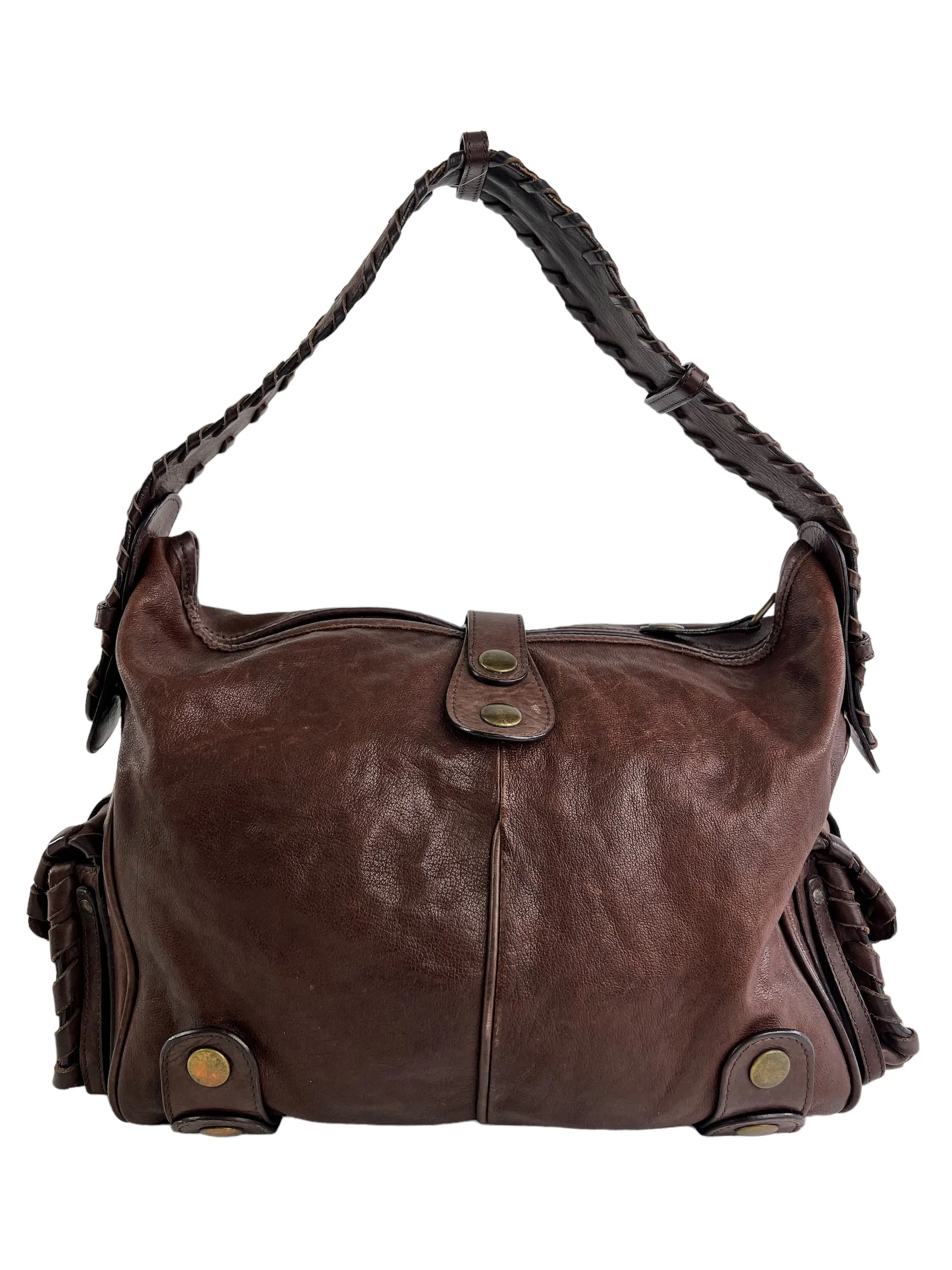 Chloe Brown Leather Hobo