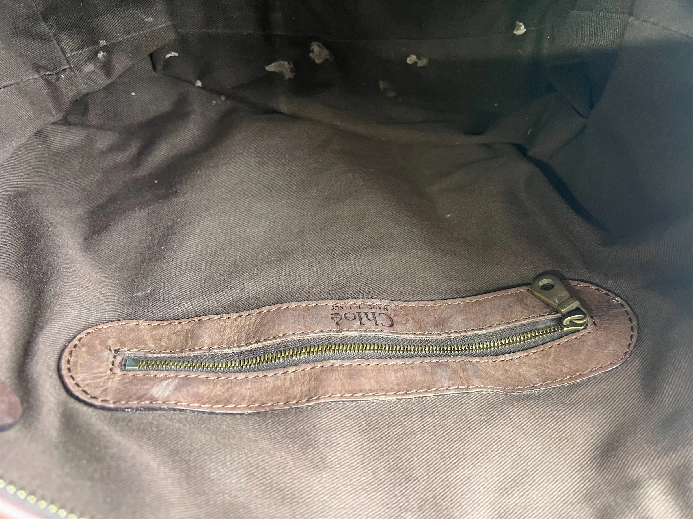 Chloe Brown Leather Hobo