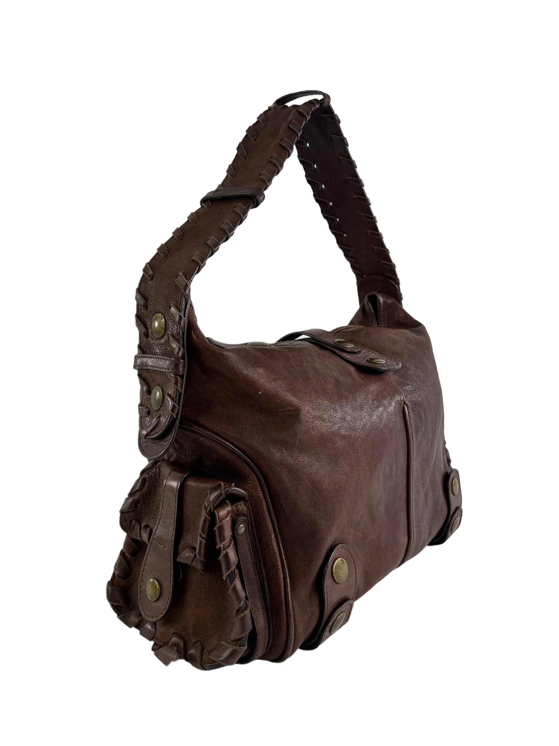 Chloe Brown Leather Hobo