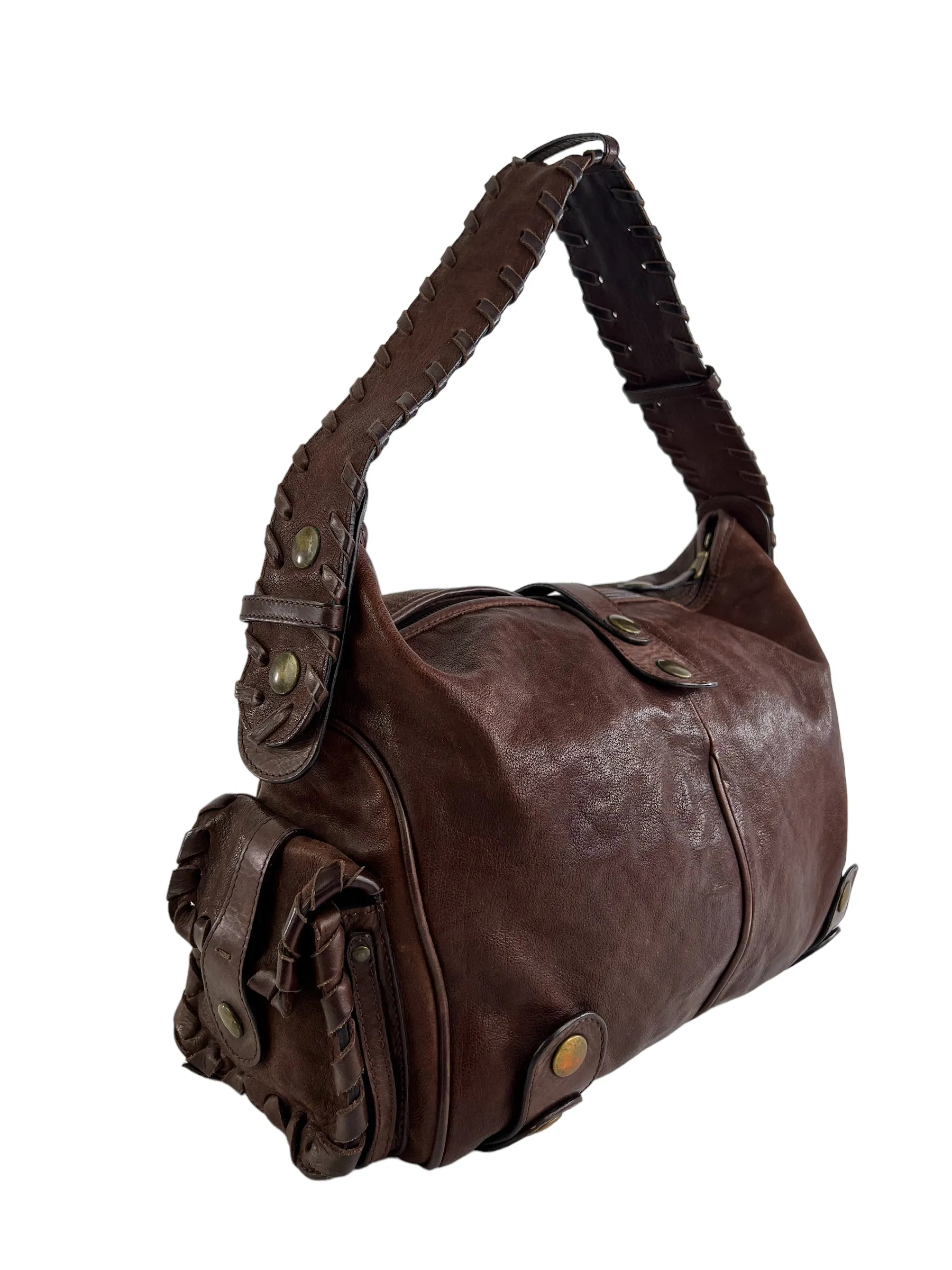 Chloe Brown Leather Hobo