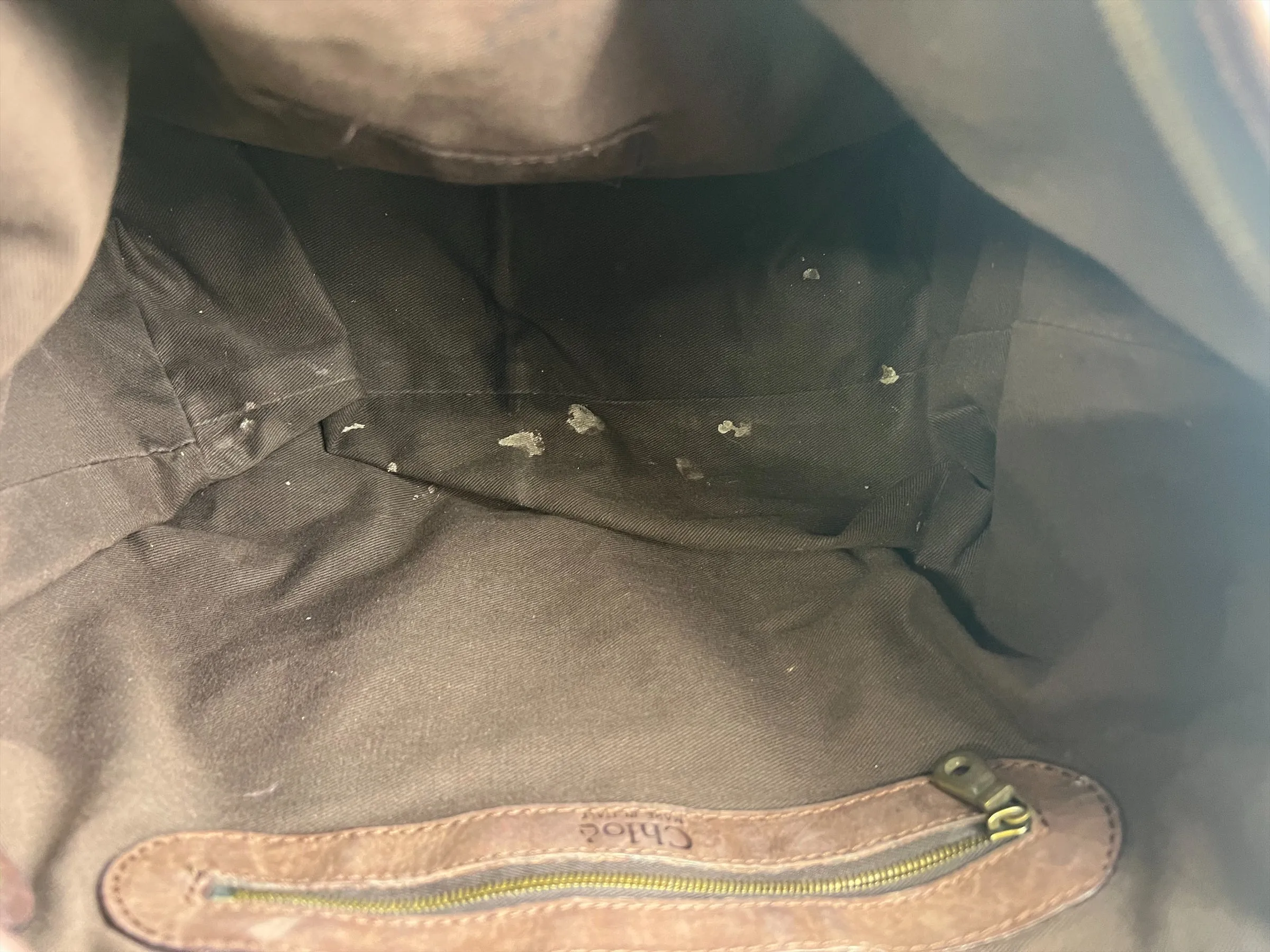 Chloe Brown Leather Hobo