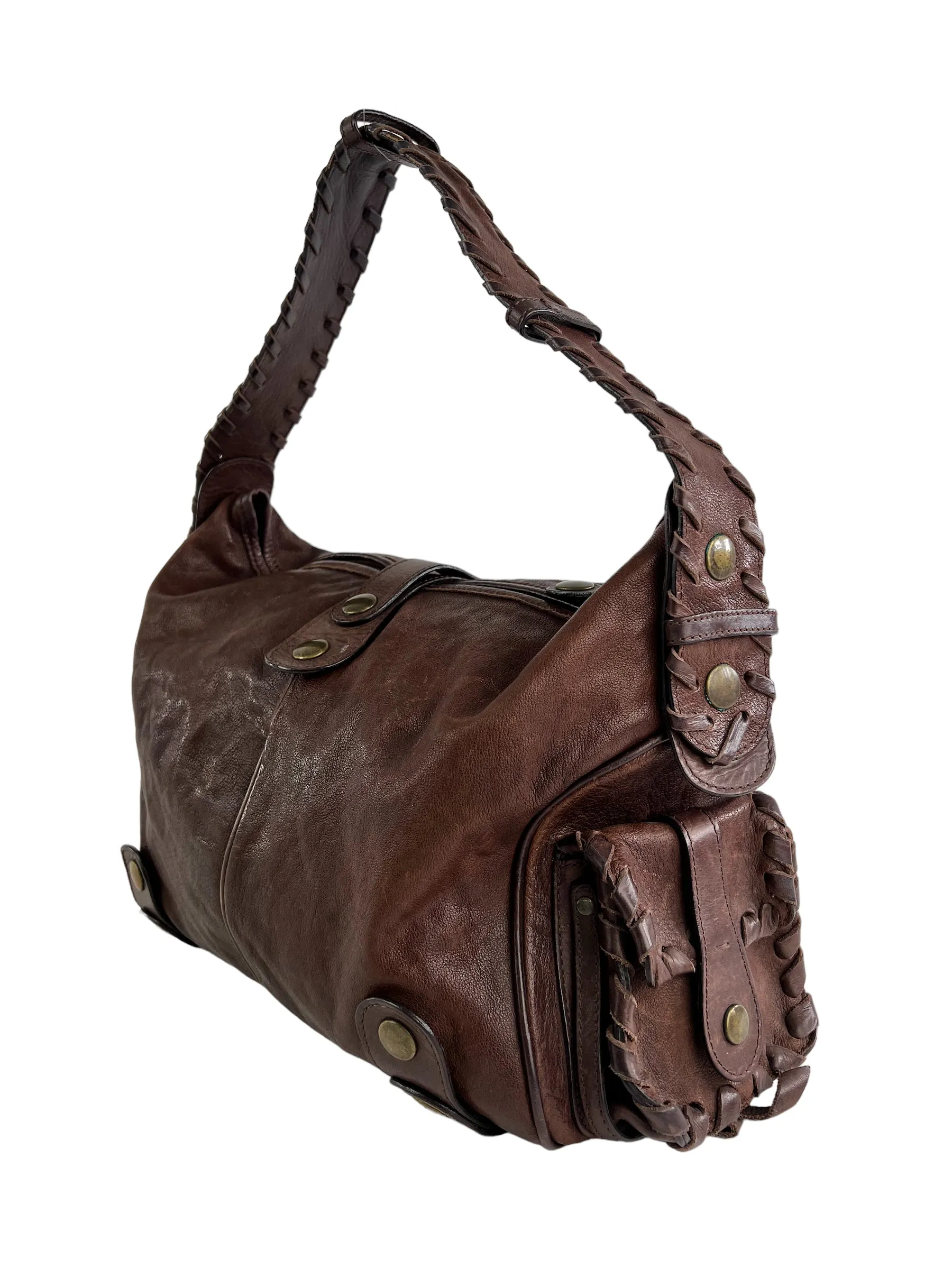 Chloe Brown Leather Hobo