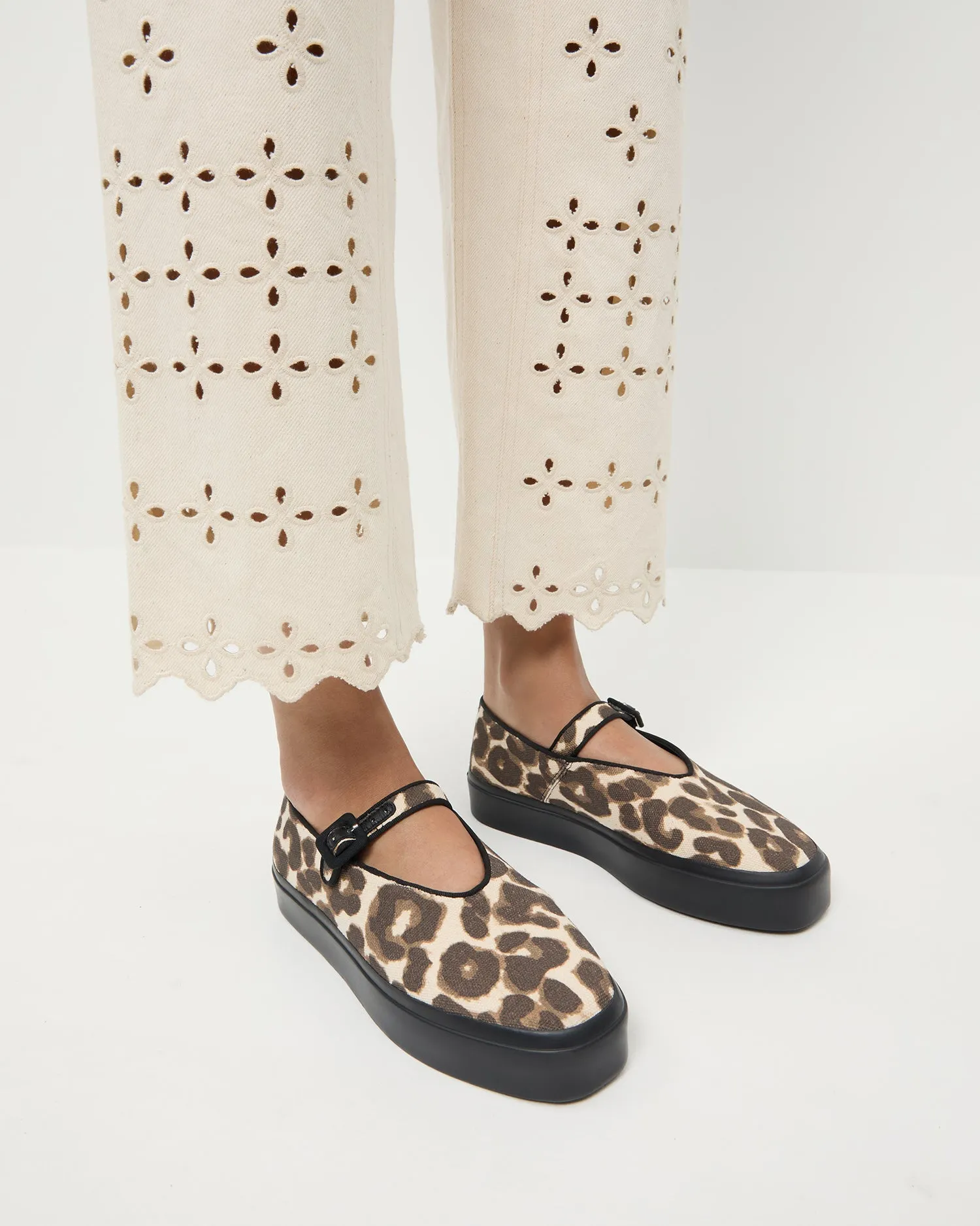 Cooper Leopard Mary Jane Sneaker