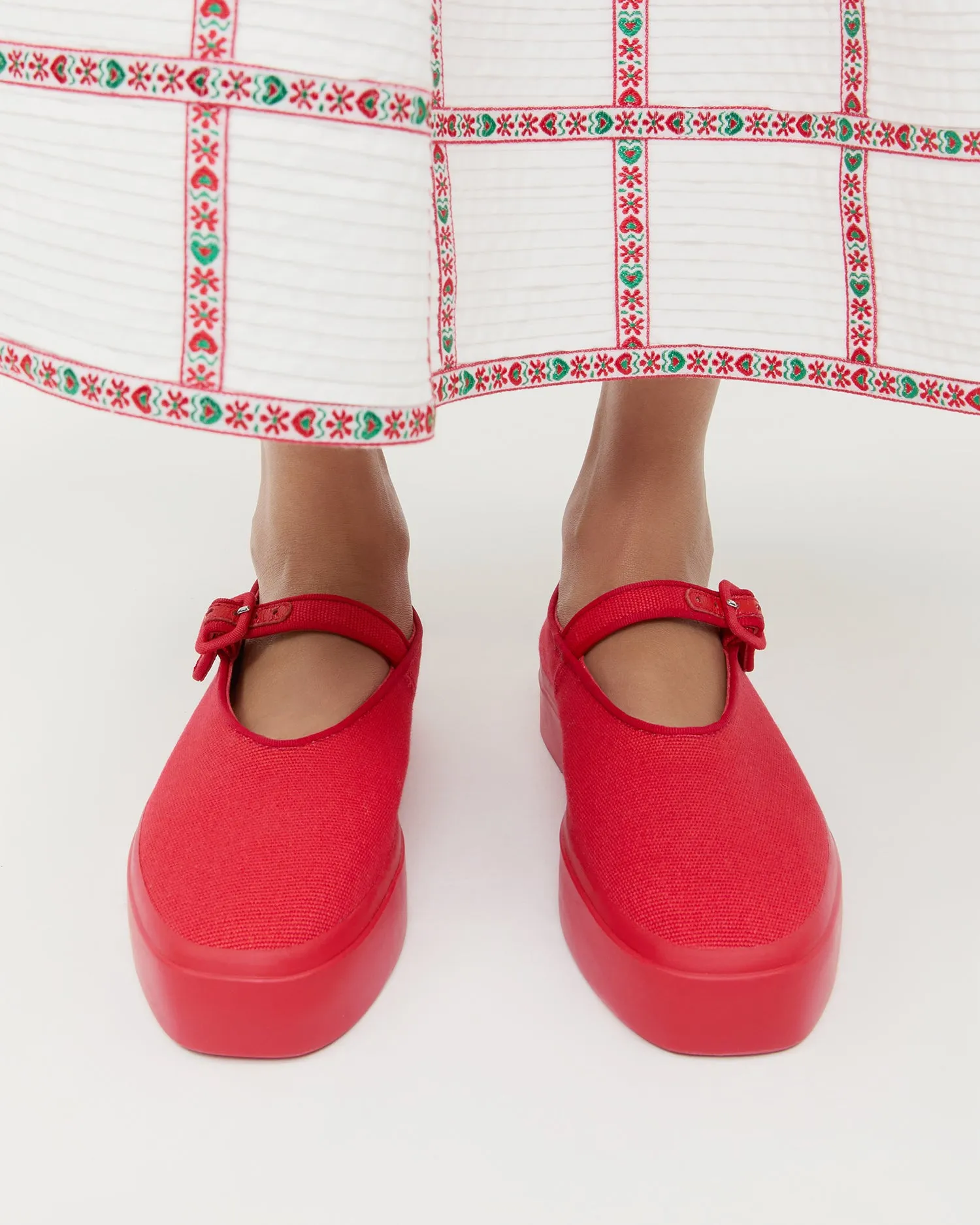 Cooper Red Mary Jane Sneaker