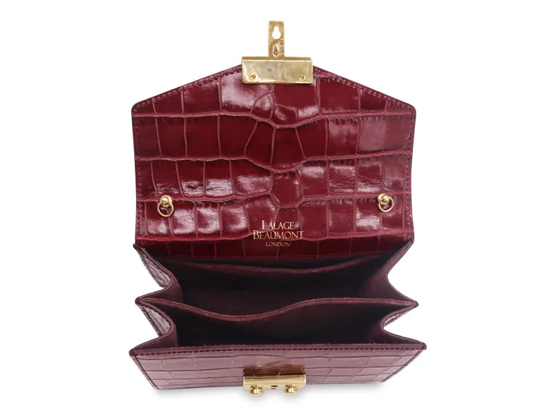 Coppelia - Small Orinoco Shoulder Bag - Wine