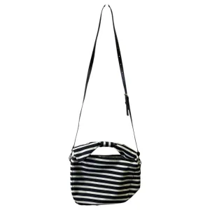 Crossbody Designer By Kate Spade In Black & White, Size:Medium