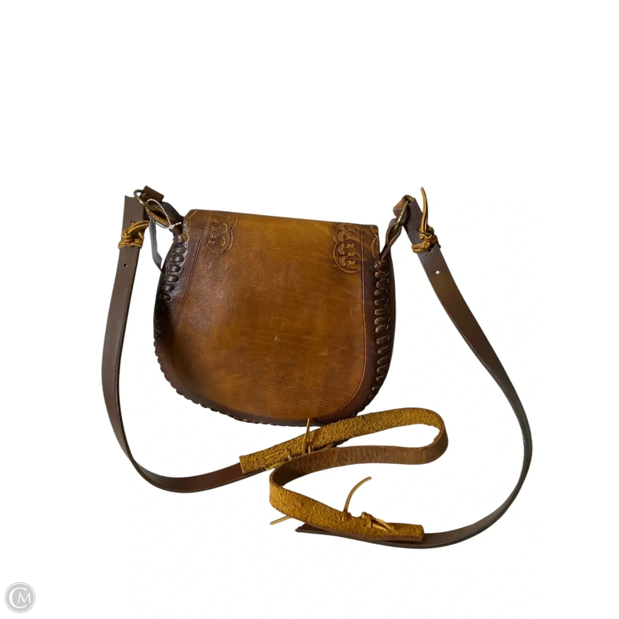 Crossbody Leather By Clothes Mentor, Size: Medium