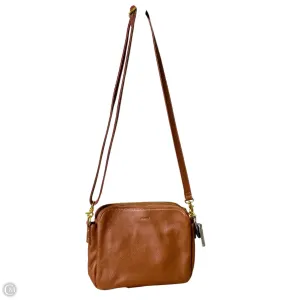 Crossbody Leather By Clothes Mentor, Size: Medium
