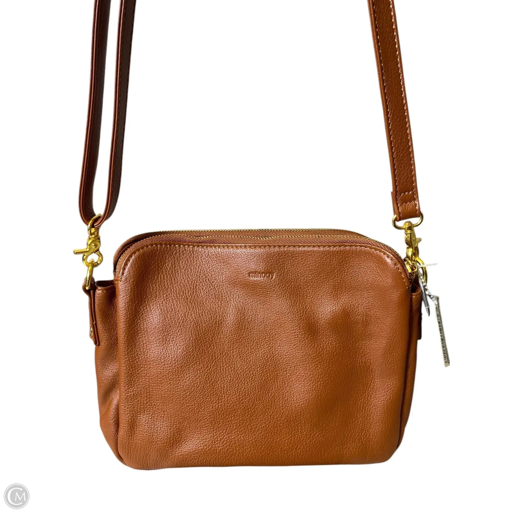 Crossbody Leather By Clothes Mentor, Size: Medium