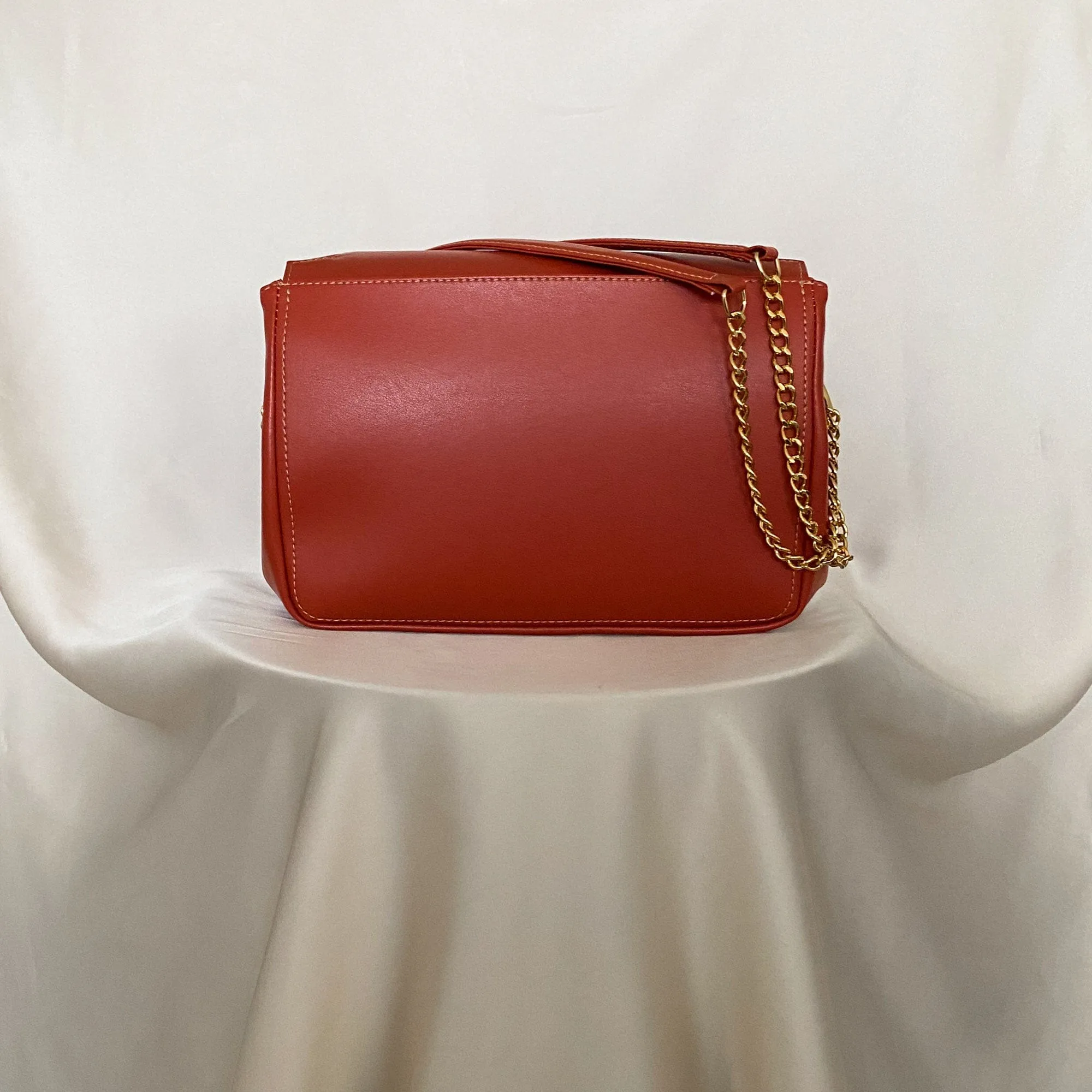 Daisy Maxi Vegan Apple Leather Crossbody | Terracotta