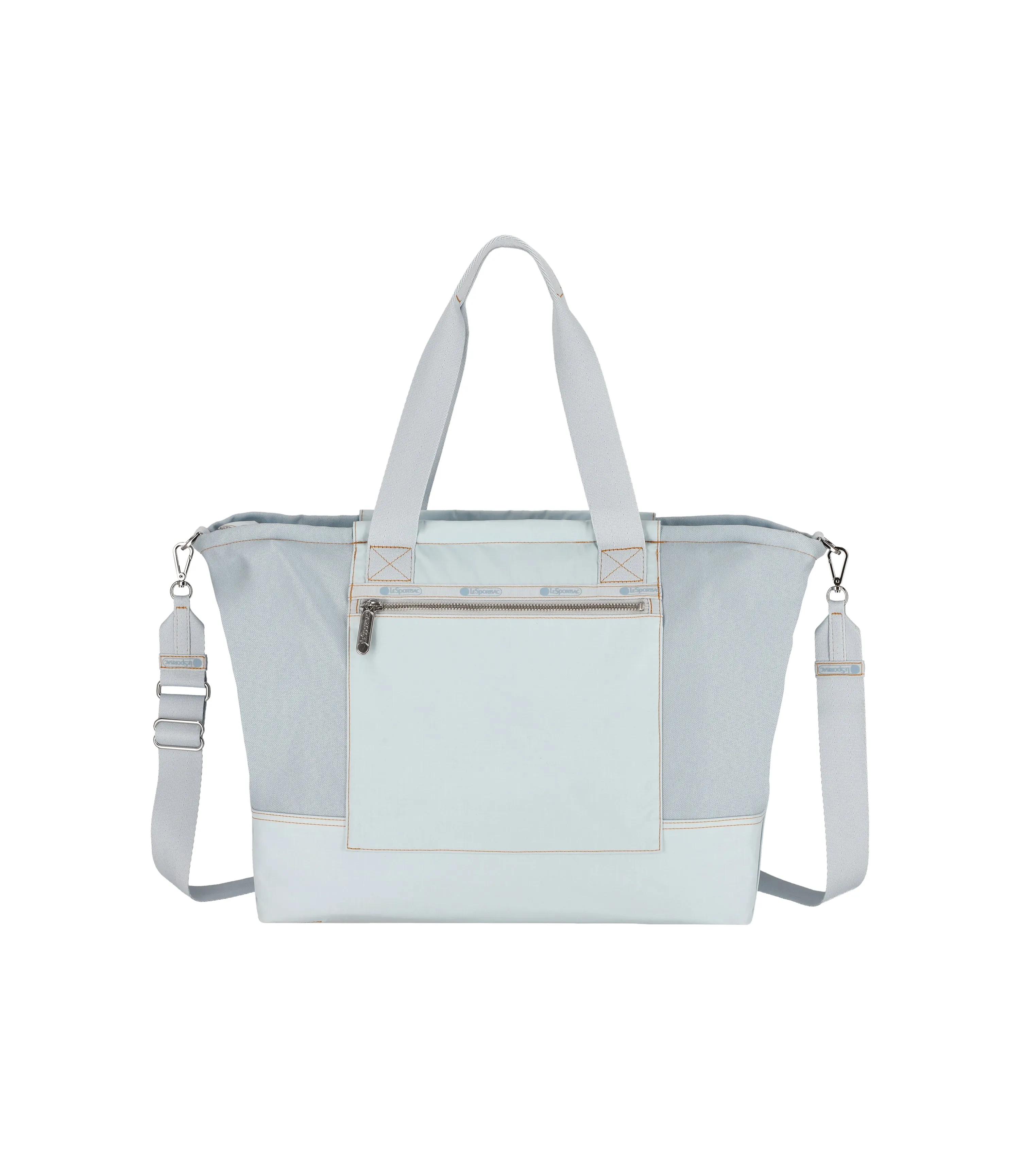 Denim East/West Tote